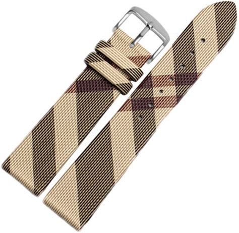 mens burberry leather watch strap replacement|Burberry leather watch strap.